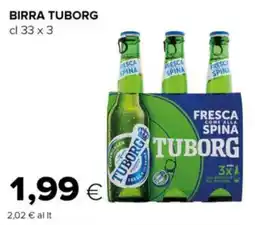 Tigre Birra TUBORG offerta