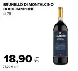 Tigre Brunello di montalcino DOCG campone offerta