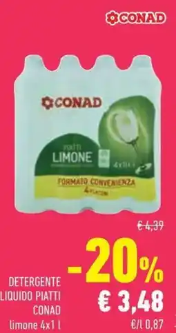 Conad Conad detergente liquido piatti offerta