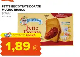 Tigre Fette biscottate dorate MULINO BIANCO offerta