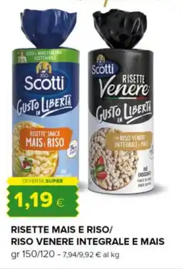 Tigre Risette mais e riso/ riso venere integrale e mais offerta