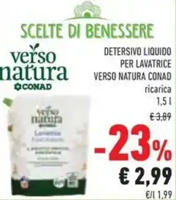 Conad Detersivo liquido per lavatrice offerta