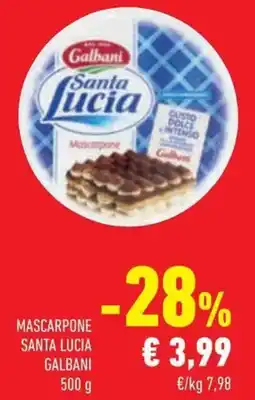 Conad Mascarpone santa lucia galbani offerta