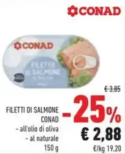 Conad Filetti di salmone conad offerta