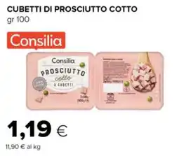 Tigre Consilia cubetti di prosciutto cotto offerta