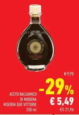 Conad Aceto balsamico di modena riserva due vittorie offerta