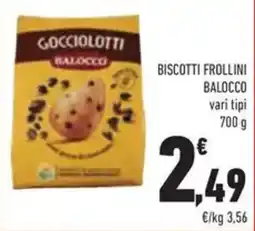 Conad Biscotti frollini balocco offerta
