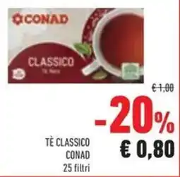 Conad Tè classico conad offerta