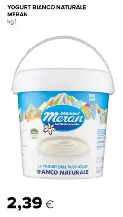 Tigre Yogurt bianco naturale MERAN offerta