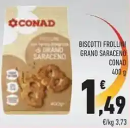 Conad Biscotti frollin grano saraceno conad offerta