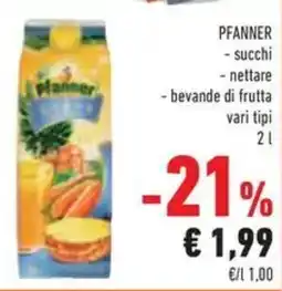 Conad Pfanner offerta