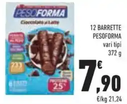 Conad 12 barrette pesoforma offerta