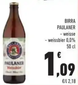 Conad Birra paulaner offerta