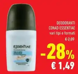 Conad Deodoranti conad essentiae offerta