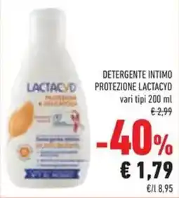 Conad Detergente intimo protezione lactacyd offerta