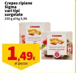 Sigma Crepes ripiene Sigma offerta