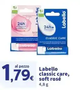 Sigma Labello classic care, soft rosé offerta