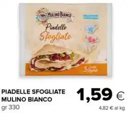 Tigre Piadelle sfogliate MULINO BIANCO offerta