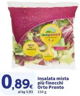 Sigma Insalata mista più finocchi Orto Pronto offerta