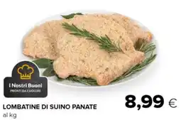 Tigre Lombatine di suino panate offerta