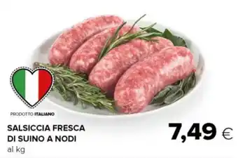 Tigre Salsiccia fresca di suino a nodi offerta