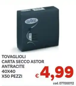 Vivo Supermercati Tovaglioli carta secco astor antracite offerta