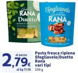 Sigma Pasta fresca ripiena Sfogliavelo/Duetto Rana offerta