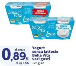 Sigma Yogurt senza lattosio Bella Vita offerta