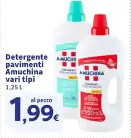 Sigma Detergente pavimenti Amuchina offerta