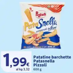 Sigma Patatine barchette Patasnella Pizzoli offerta