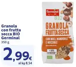 Sigma Granola con frutta secca BIO Germinal offerta