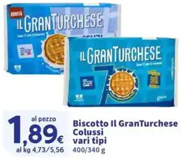 Sigma Biscotto Il GranTurchese Colussi offerta