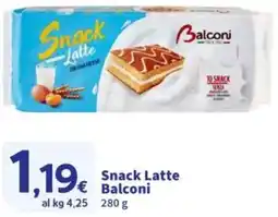 Sigma Snack Latte Balconi offerta