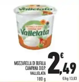 Conad Mozzarella di bufala campana d.o.p. vallelata offerta