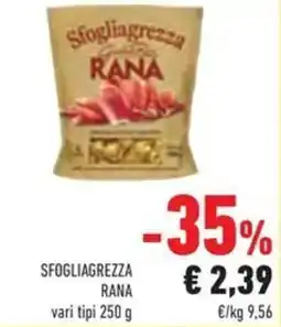 Conad Sfogliagrezza rana offerta