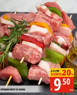 Tigros Spiedini misti di suino offerta