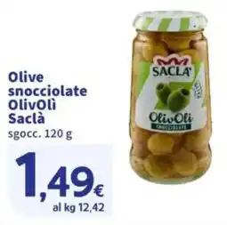 Sigma Olive snocciolate Olivolì Saclà offerta