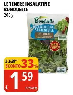 Tigros Le tenere insalatine BONDUELLE offerta