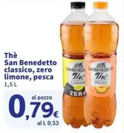 Sigma Thè San Benedetto classico, zero limone, pesca offerta