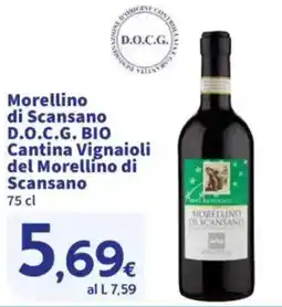 Sigma Morellino di Scansano D.O.C.G. BIO Cantina Vignaioli del Morellino di Scansano offerta
