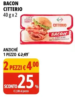 Tigros BACON CITTERIO offerta