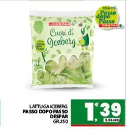 Eurospar Lattuga iceberg Passo dopo Passo DESPAR offerta