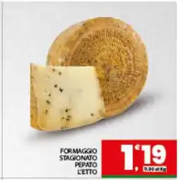 Eurospar FORMAGGIO STAGIONATO PEPATO L'ETTO offerta