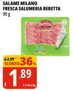 Tigros Salame milano fresca salumeria BERETTA offerta