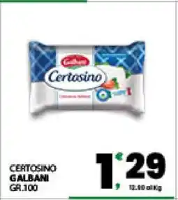 Eurospar Certosino Galbani gr 100 offerta