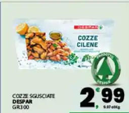 Eurospar COZZE SGUSCIATE DESPAR offerta
