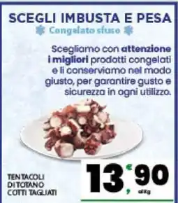 Eurospar TENTACOLI DI TOTANO O COTTI TAGLIATI offerta