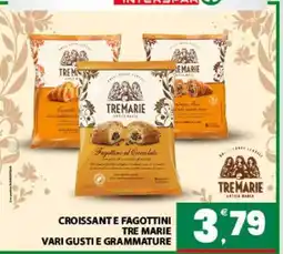 Eurospar CROISSANT E FAGOTTINI TRE MARIE offerta