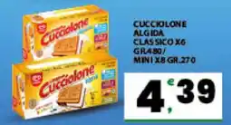 Eurospar CUCCIOLONE ALGIDA CLASSICO X6 GR.480 / MINI X8 GR.270 offerta
