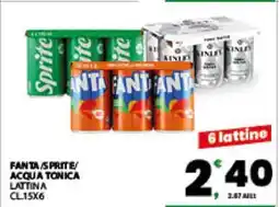 Eurospar FANTA / SPRITE / ACQUA TONICA offerta